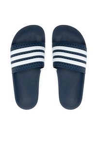 Adidas - adidas Klapki adilette 288022 Granatowy. Kolor: niebieski. Materiał: syntetyk #3