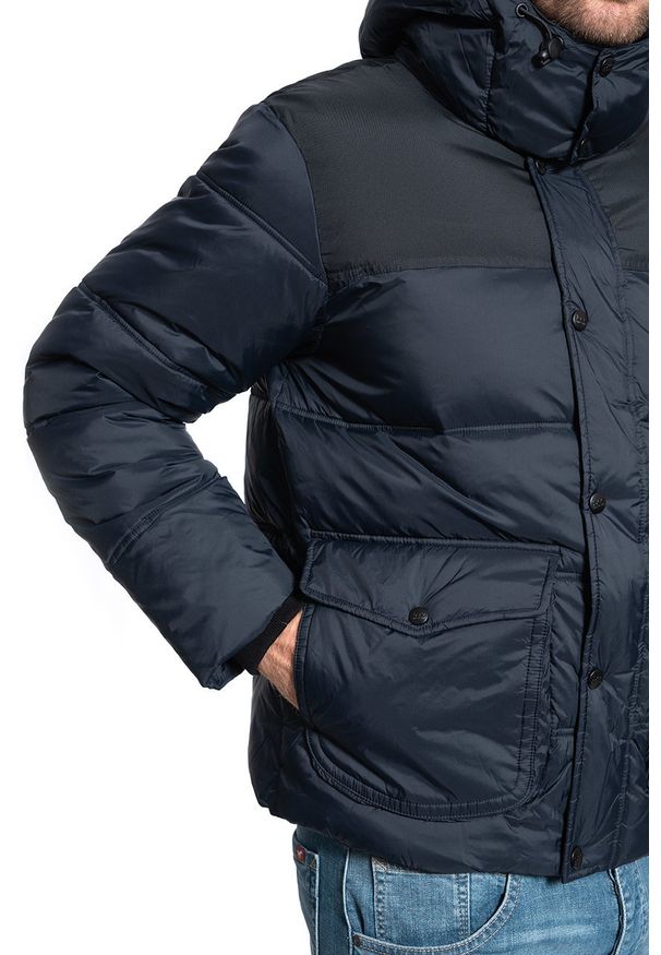 Lee - LEE PUFFER JACKET MĘSKA KURTKA ZIMOWA BLACK L86NSZ01 112122737. Sezon: zima