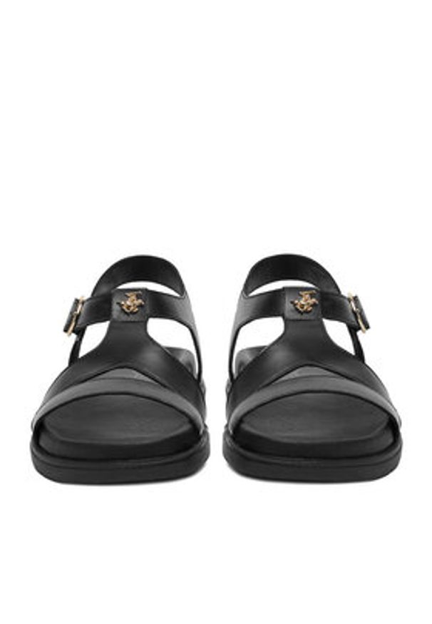 Beverly Hills Polo Club Sandały EO-WI16-SERDINIA-01 Czarny. Kolor: czarny. Materiał: skóra