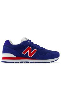 Buty New Balance ML515URB - niebieskie. Okazja: na co dzień. Kolor: niebieski. Materiał: guma, skóra, zamsz, materiał, syntetyk. Szerokość cholewki: normalna
