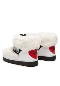 Love Moschino - LOVE MOSCHINO Śniegowce JA24432G0FIT210A Biały. Kolor: biały. Materiał: materiał #3