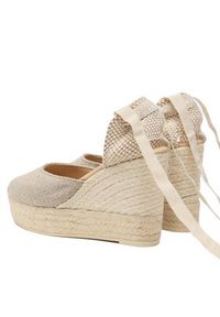 Manebi Espadryle Wedge Espadrilles O 7.1 WV Beżowy. Kolor: beżowy. Materiał: materiał