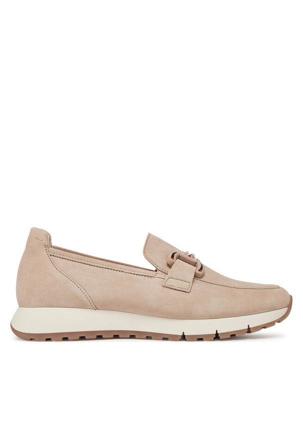 Loafersy Gabor. Kolor: beżowy