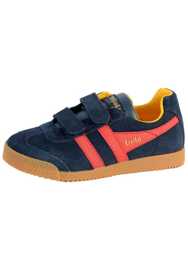 Sneakersy dziecięcy Gola Harrier Velcro. Kolor: wielokolorowy, niebieski, czerwony. Sport: turystyka piesza