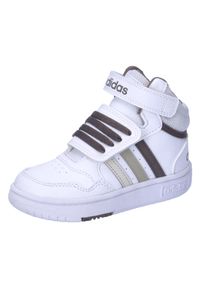 Adidas - Buty do chodzenia dziecięce adidas Hoops Mid 3.0 AC. Kolor: biały. Sport: turystyka piesza #1