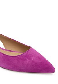 Lauren Ralph Lauren - LAUREN RALPH LAUREN Baleriny Severn Calfskin 802967746007 Fioletowy. Kolor: fioletowy. Materiał: zamsz, skóra #2