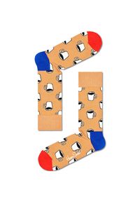 Happy-Socks - Zestaw 2 par wysokich skarpet unisex Happy Socks. Wzór: kolorowy