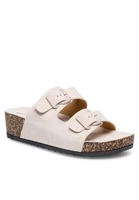 Clara Barson Klapki WYL1910-3 Beżowy. Kolor: beżowy. Materiał: materiał #8