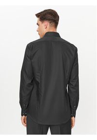 Calvin Klein Koszula Twill K10K113057 Czarny Slim Fit. Kolor: czarny. Materiał: bawełna #3