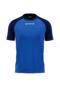 Givova - T-shirt Męski Capo. Kolor: niebieski