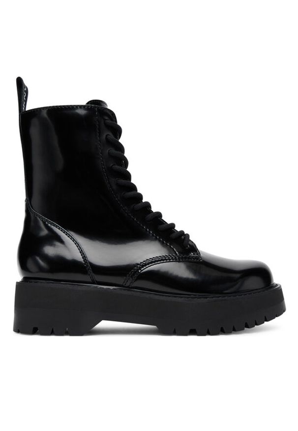 DKNY Trzewiki Batu K3511773 Czarny. Kolor: czarny. Materiał: skóra