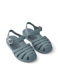 LIEWOOD - Liewood sandały dziecięce Bre kolor niebieski. Nosek buta: okrągły. Zapięcie: klamry. Kolor: niebieski. Materiał: materiał, guma. Wzór: gładki. Obcas: na obcasie. Wysokość obcasa: niski #1