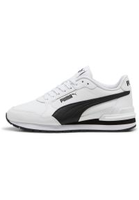 Adidasy Puma St Runner V4 L Jr, Kobiety. Kolor: biały. Materiał: skóra ekologiczna, materiał. Sport: fitness