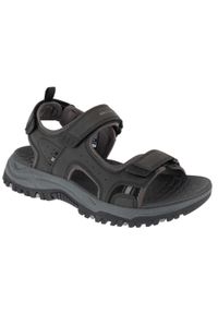 skechers - Sandały męskie, Prewitt - Rigdon. Kolor: czarny
