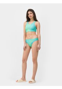 4f - 4F Dół od bikini damski XXL. Stan: podwyższony. Kolor: wielokolorowy. Materiał: włókno, dzianina, materiał. Wzór: gładki