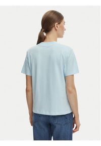 TOMMY HILFIGER - Tommy Hilfiger T-Shirt WW0WW48699 Niebieski Regular Fit. Kolor: niebieski. Materiał: bawełna #2