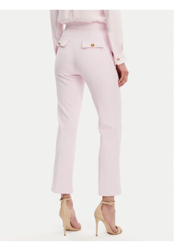 Elisabetta Franchi Spodnie materiałowe PA-089-51E2-V290 Różowy Regular Fit. Kolor: różowy. Materiał: syntetyk