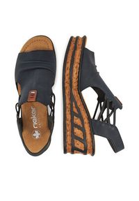Rieker Sandały CEO-68175-14 Granatowy. Kolor: niebieski. Materiał: syntetyk #3