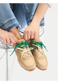 MEXX Sneakersy EO-MI001011061W Beżowy. Kolor: beżowy. Materiał: zamsz, skóra #4