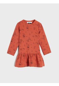 Sinsay - Sukienka babydoll Kubuś Puchatek - fioletowy. Kolor: fioletowy. Materiał: bawełna. Wzór: motyw z bajki