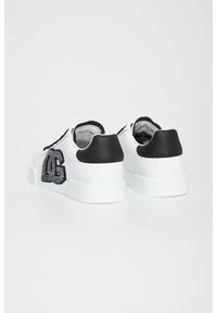Dolce & Gabbana - Sneakersy damskie skórzane Portofino DOLCE & GABBANA. Materiał: skóra #4
