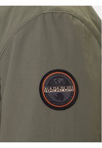 Napapijri Kurtka bomber A-Giovi NP0A88U2 Zielony Regular Fit. Kolor: zielony. Materiał: syntetyk #2
