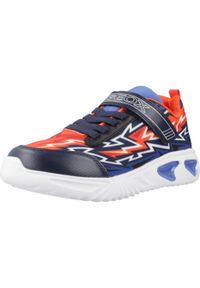 Tenisówki Geox Model J Assister Boy Kolor Niebieski. Kolor: niebieski. Materiał: tkanina. Sport: turystyka piesza