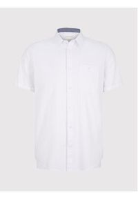 Tom Tailor Koszula 1031706 Biały Regular Fit. Kolor: biały. Materiał: bawełna