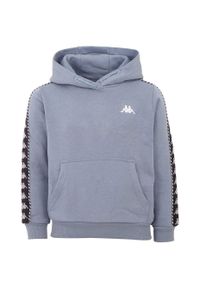 Bluza dla dzieci Kappa Igon jasnoniebieska. Okazja: na uczelnię. Kolor: niebieski. Materiał: dresówka. Styl: sportowy