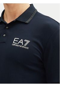 EA7 Emporio Armani Polo 7M000300 AF13739 UB102 Granatowy Slim Fit. Typ kołnierza: polo. Kolor: niebieski. Materiał: wiskoza #3