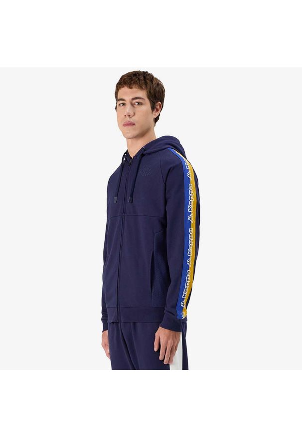 Bluza z kapturem Kappa Gimelo. Typ kołnierza: kaptur. Kolor: niebieski