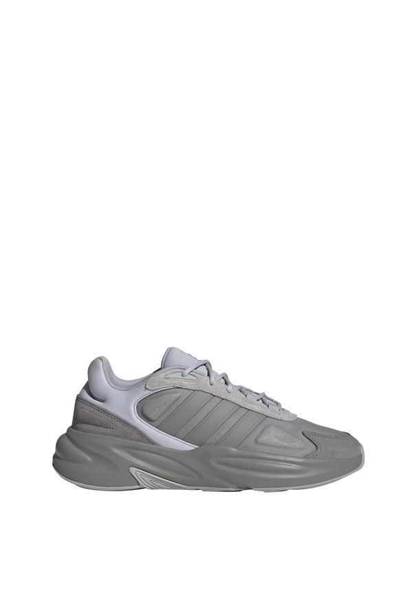 Adidas - Ozelle Cloudfoam Shoes. Kolor: szary. Materiał: materiał. Model: Adidas Cloudfoam