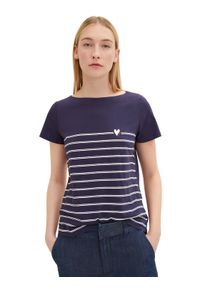 Tom Tailor T-Shirt 1035381 Niebieski. Kolor: niebieski