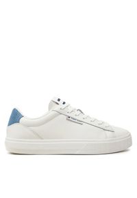 Tommy Jeans Sneakersy Tjw Cupsole Sneaker Denim EN0EN02652 Écru. Materiał: skóra