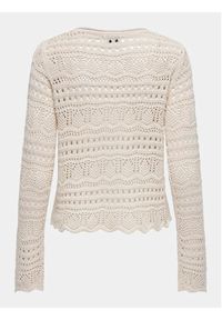 JDY Sweter Sun Lay 15287384 Beżowy Regular Fit. Kolor: beżowy. Materiał: syntetyk #4