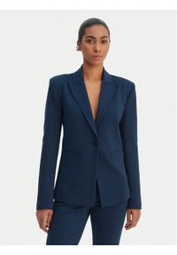 Patrizia Pepe Marynarka 8S0584/A715-CA97 Niebieski Regular Fit. Kolor: niebieski. Materiał: wiskoza #1