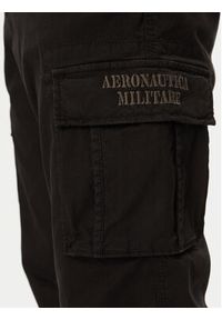 Aeronautica Militare Spodnie materiałowe 241PA1329CT2443 Czarny Regular Fit. Kolor: czarny. Materiał: bawełna #5