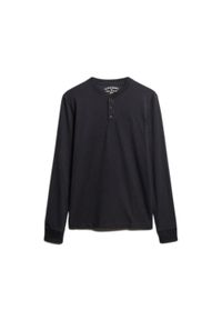 Koszulka Superdry Classic Essential Grandad. Kolor: szary. Długość rękawa: długi rękaw #1