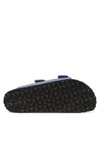 Birkenstock Klapki Arizona Sfb 1030864 Niebieski. Kolor: niebieski. Materiał: skóra, nubuk #5