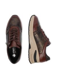 Rieker Sneakersy CEO-N9301-27 Brązowy ciemny. Kolor: brązowy. Materiał: skóra #5