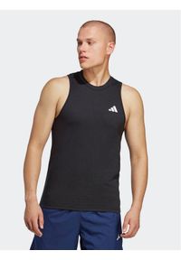 Adidas - adidas Tank top Train Essentials Feelready Training Tank Top IC6945 Czarny Slim Fit. Kolor: czarny. Materiał: syntetyk