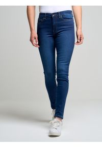 Big-Star - Spodnie jeans damskie Rose 359. Kolor: niebieski. Długość: długie. Styl: elegancki, sportowy