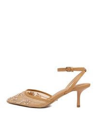 DeeZee Czółenka CEO-CD25-09-3 Beżowy. Kolor: beżowy. Materiał: materiał #7