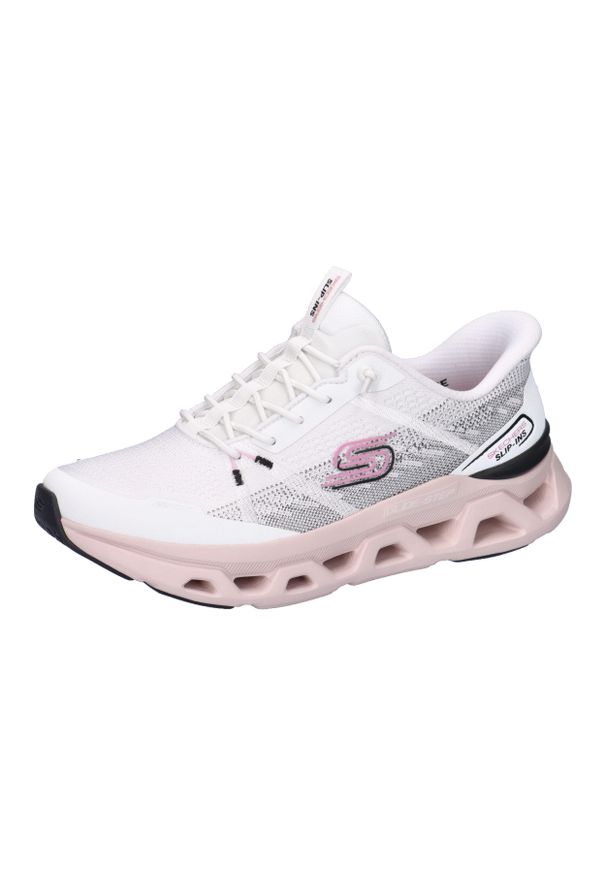 skechers - Sneakersy damscy Skechers Glide-step Atlus fast lane. Okazja: na co dzień. Kolor: czarny, wielokolorowy, biały