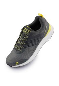 ALPINE PRO Gatim Unisex 45 Buty trekkingowe wodoodporne. Kolor: zielony, żółty, wielokolorowy. Styl: sportowy. Sport: turystyka piesza