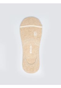 Big-Star - Stopki damskie bawełniane beżowe Nastka 801. Kolor: beżowy. Materiał: bawełna. Wzór: haft #1