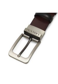 Lasocki Pasek Męski 2M2-004-AW23 Czarny. Kolor: czarny. Materiał: skóra