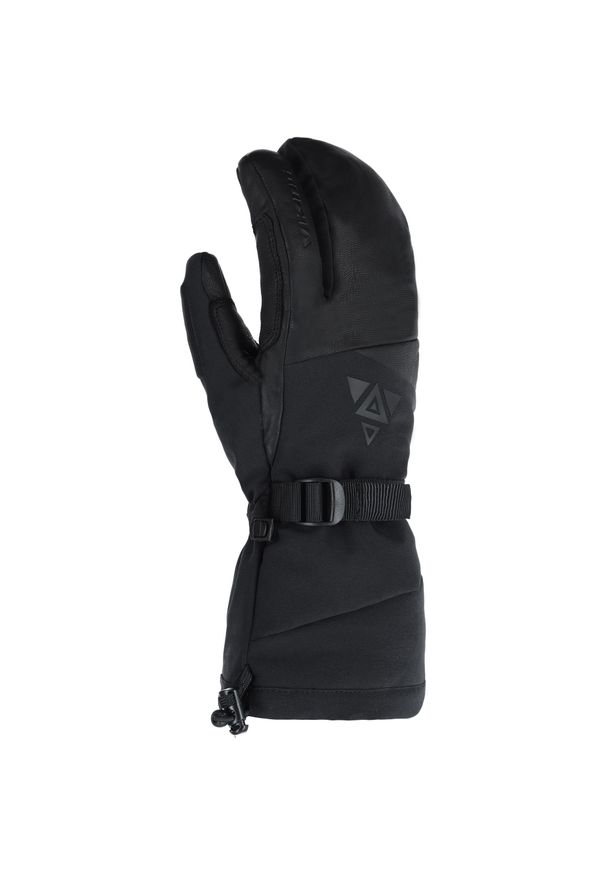 Viking - Rękawice freeride'owe dla dorosłych VIKING Norvik Pro Lobster. Kolor: czarny. Materiał: skóra. Sezon: zima. Sport: narciarstwo