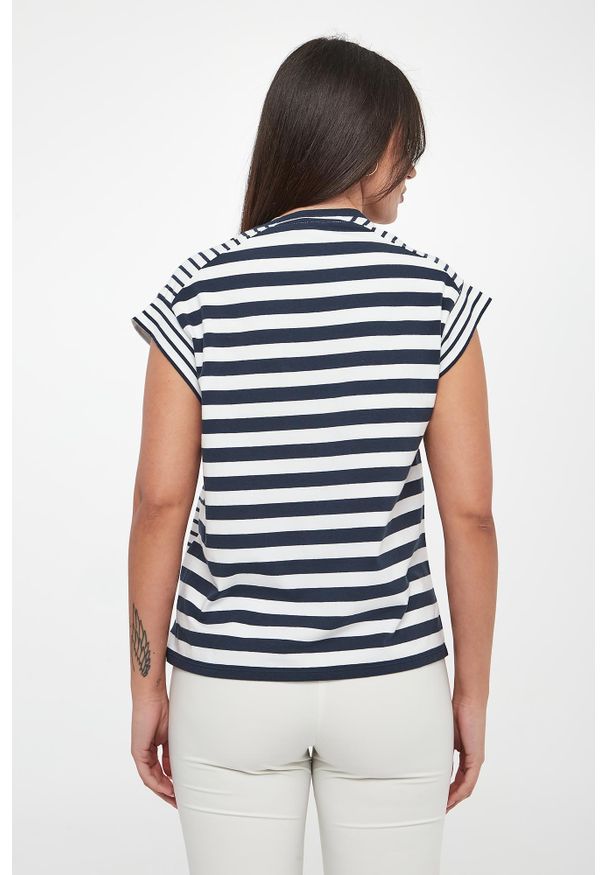 Sportalm - T-shirt damski w paski SPORTALM. Wzór: paski