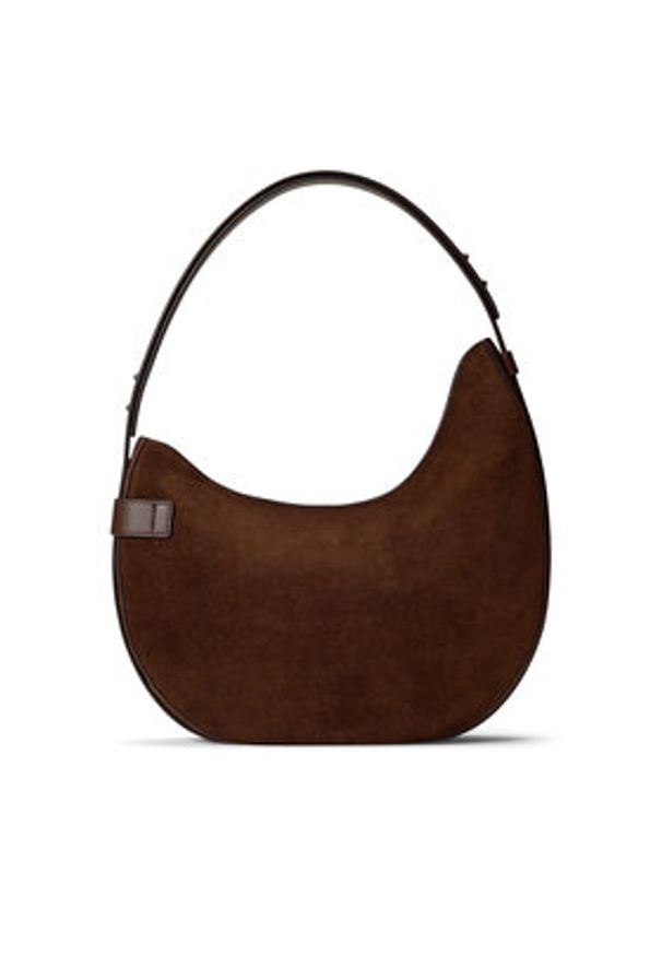 Lauren Ralph Lauren - LAUREN RALPH LAUREN Torebka 431980157005 Brązowy. Kolor: brązowy. Materiał: skórzane, zamszowe